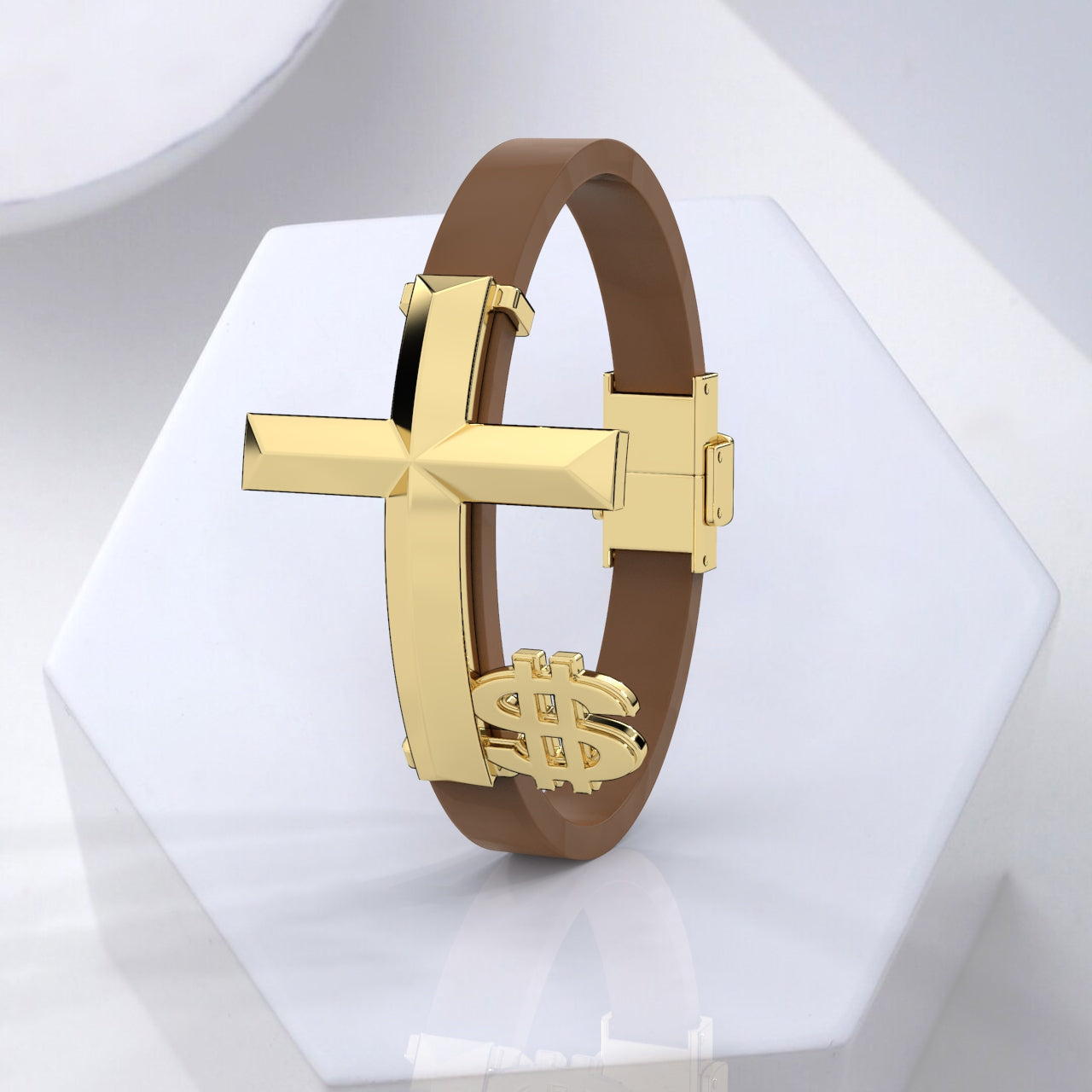 Bracelet with Leather Band